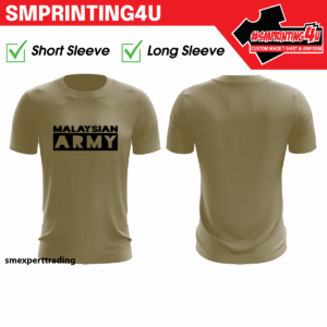 SZAM SM001 Army Style T-Shirt Malaysian Army Inner Loreng Microfiber