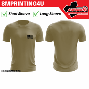 SZAM SM005 Army Style T-Shirt Malaysia Inner Loreng Microfiber Color Sand