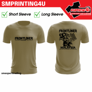 SZAM SM118 Army Style T-Shirt Malaysia Frontliner Inner Loreng Microfiber
