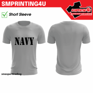 SZAM SM007 Navy Style T-Shirt Inner Loreng Microfiber Light Grey